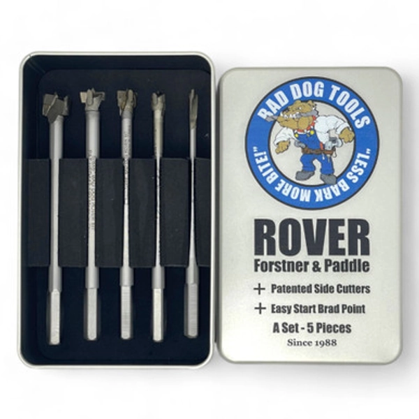 5 Piece Rover Bit Set A - Fast Cutting Forstner Bits