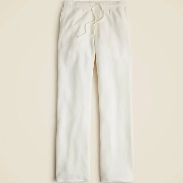 J.Crew Women's Heritage Terry Wide-leg Sweatpants