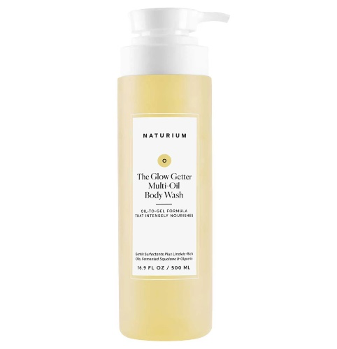 NATURIUM The Glow Getter Multi Oil Hydrating Body Wash 500ml - Boots