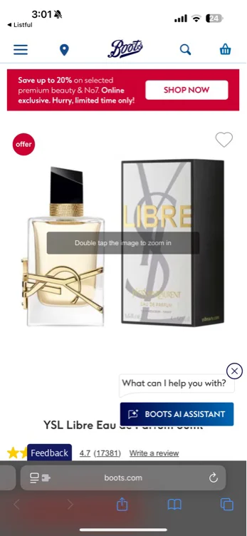 YSL Libre Eau de Parfum 50ml