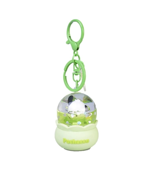 Sanrio Hello Kitty & Friends Pochacco Crystal Ball Liquid Keychain
