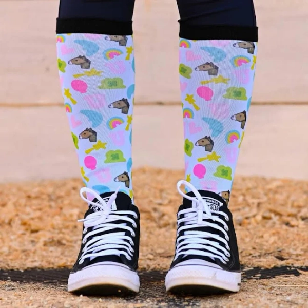 Dreamers & Schemers Youth Original Boot Socks with Lucky Charms