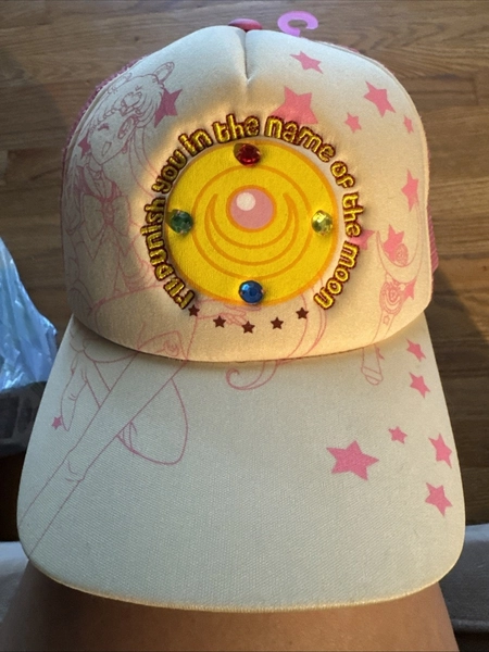 Sailor Moon BaseBall Trucker Hat Cap One Size Adjustable Official Goods Pink