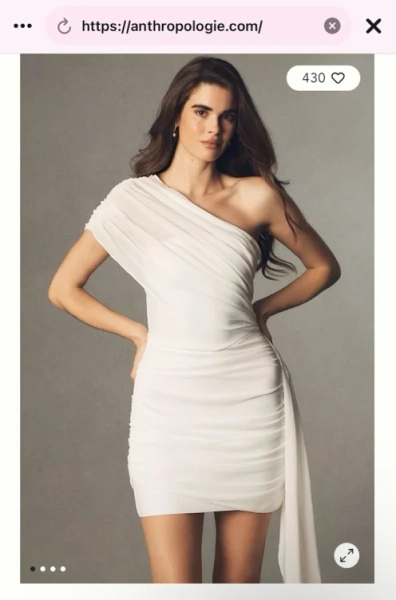 Elliatt Sabine One-Shoulder Mini Dress