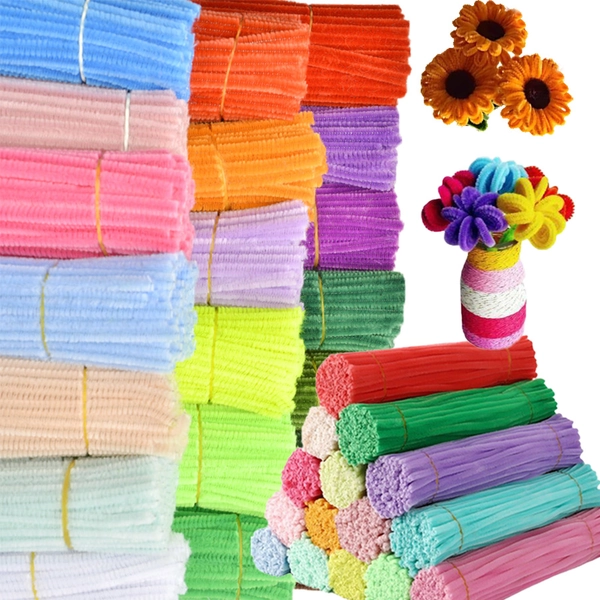 60pcs Multicolor Pipe Cleaner Twisting Sticks - Flexible Wire DIY Craft Rods for Model Building, Making, Creation, Party Favors, Art & Supplies ( & s) - Twisting Wires for -in- Crafting