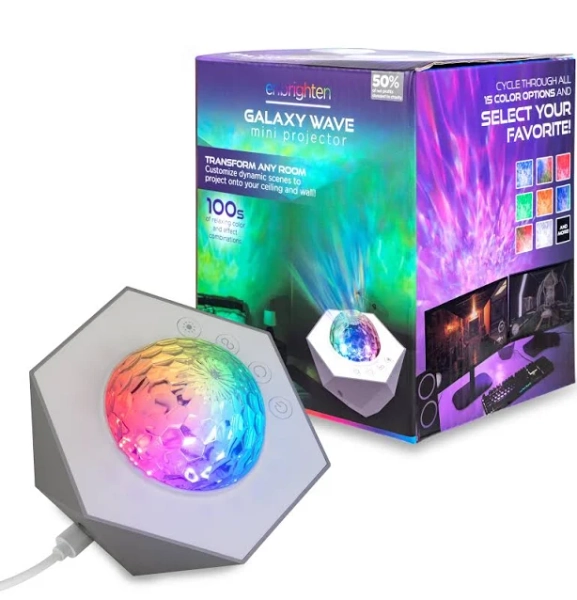 Enbrighten Color-Changing LED Galaxy Wave Projector