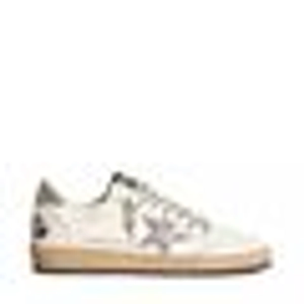 Golden Goose Women's Ball Star Low Top Lace Up Sneakers - White Silver