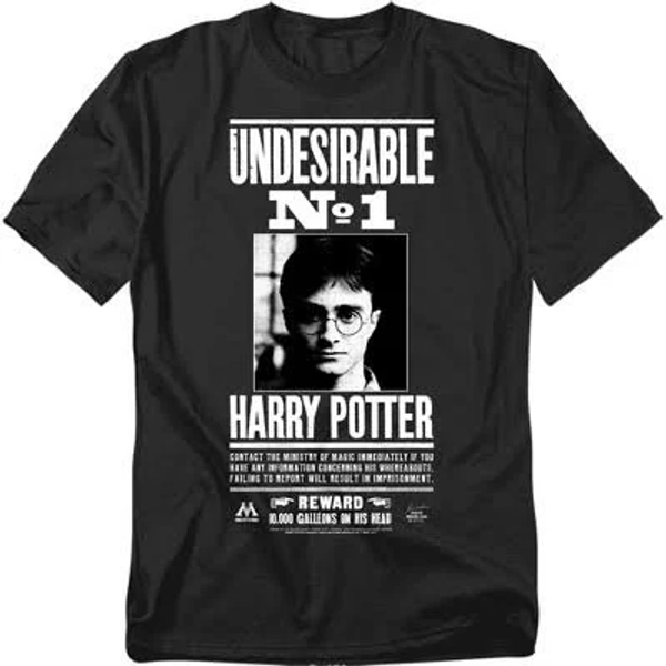 Trevco Harry Potter Undesirable No 1 Adult T-Shirt