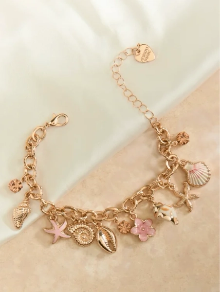Pearl Flower Bracelet Set
