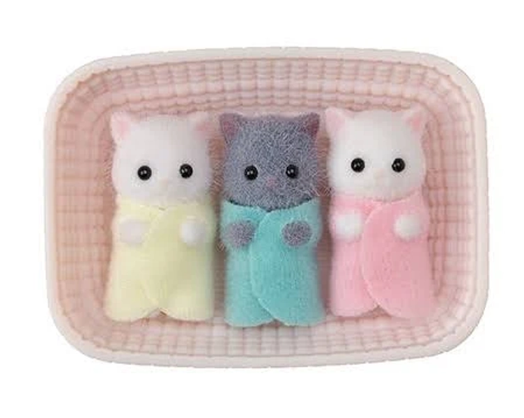 Epoch Sylvanian Families Persian Cat Triplets
