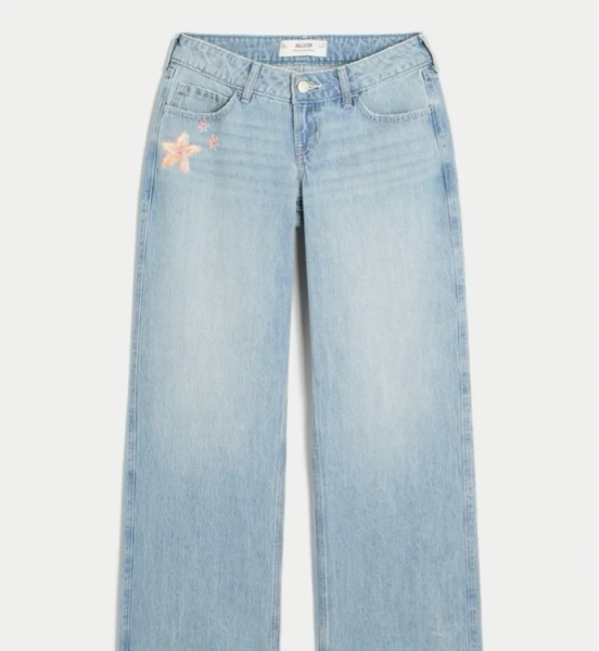 Lilly painted baggy jeans