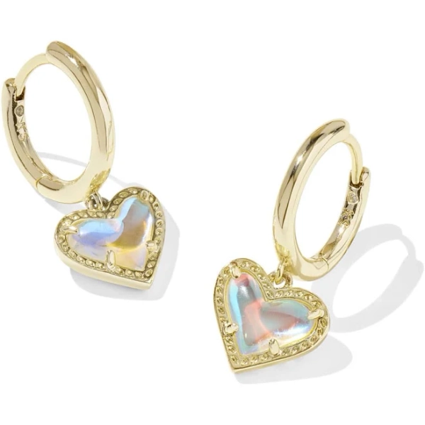 Kendra Scott Ari Heart Huggie Earrings