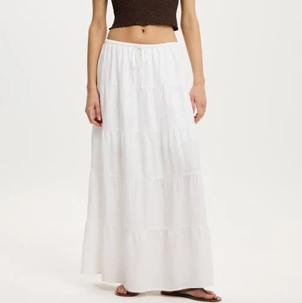 Cotton On Women Haven Multi Tiered Maxi Skirt
