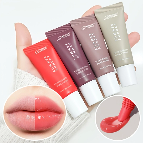 4pcs Lip Gloss Set, Romantic Color Palette with Mirror Finish and Matte Texture, Hydrating and Easy to Apply, Perfect for a Confession Lip Gloss Box