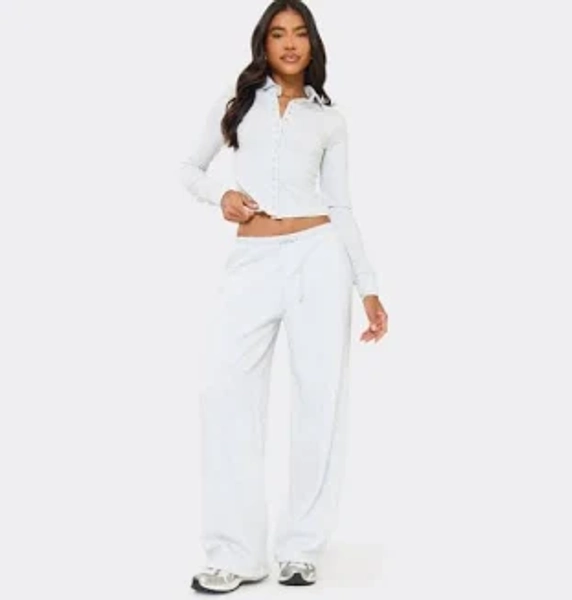 Ego Women's Low Rise Wide Leg Joggers