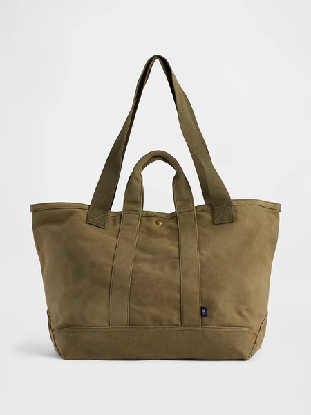 Waxed Canvas Tote Bag | Gap