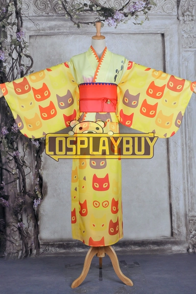 Vocaloid 2 Project DIVA F Cosplay Kagamine Rin Kimono - Cosplay Buy