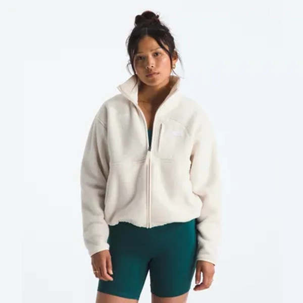 The North Face Women's Yumiori Off Peak Full Zip Jacket, XXL, White Dune