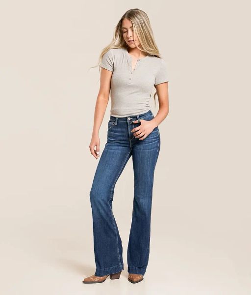 24 Florida High Rise Slim Trouser Stretch Jean