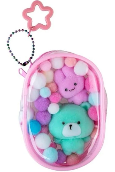 Taba-Licious Gacha Pouch Bear & Bunny 3-Inch Squeeze Toy