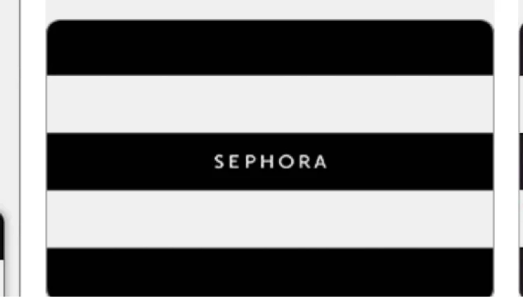 Sephora gift card