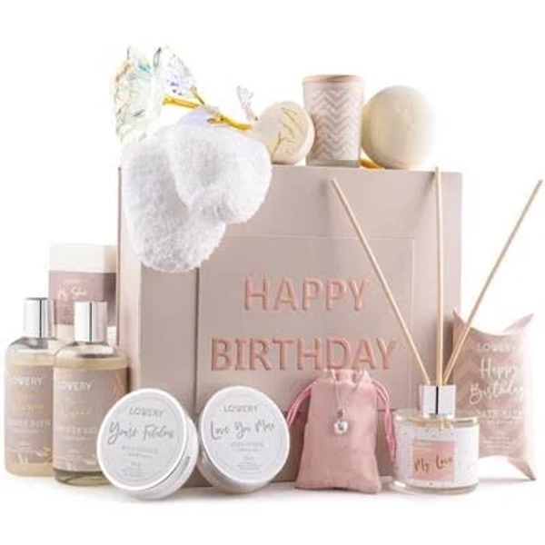 Lovery Birthday Gift Basket Bath & Spa Gift Set