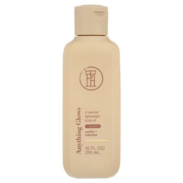BODY by TPH Anything Glows Body Oil for Dry Skin for Women & Men, 10 oz.