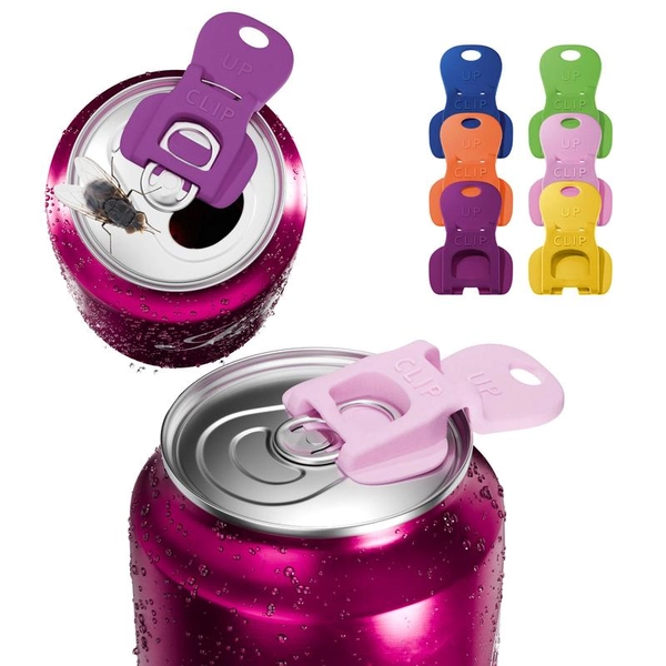 Complete Cover Easy Tab Opener New and Improved 6PK Beverage Barricade 2.0 by Avant Grub. Colorful Drink Can Protector Cap for Soda, Beer, Coke Shields From Bugs, Bees, Dust at the Party, BBQ, Beach