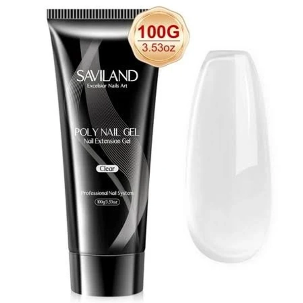 Women's Clear Poly Gel