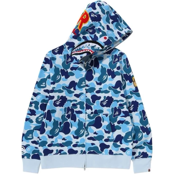 BAPE Camo Shark Full Zip Hoodie
