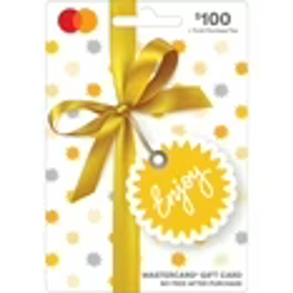 Mastercard® $100 Gold Dots Gift Card (Plus $5.84 purchase fee)