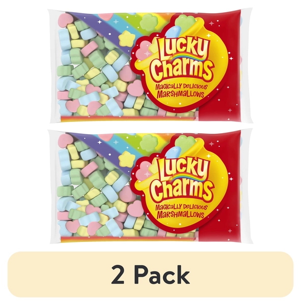 (2 pack) Jet-Puffed Lucky Charms Shaped Magically Delicious Marshmallows, 7 oz Bag - Walmart.com
