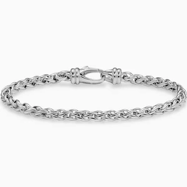 David Yurman Men's Sterling Silver Wheat Chain Bracelet