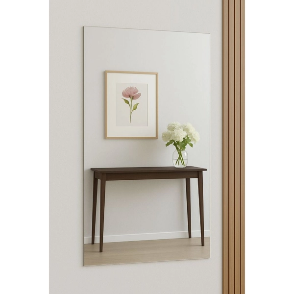 Espelho Grande Retangular 100x80 Decorativo Para Quarto/Sala/Banheiro Penteadeira