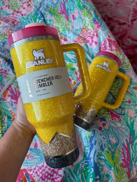 Teacher Pencil glitter Stanley