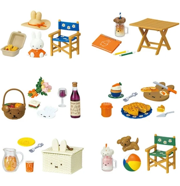 Re-Ment Miffy Picnic with Miffy Blind Box Figure Full Set-6
