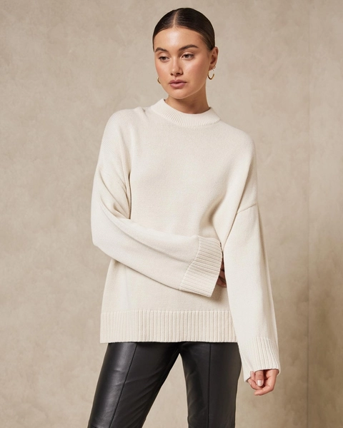Oversized Organic Cotton Knit