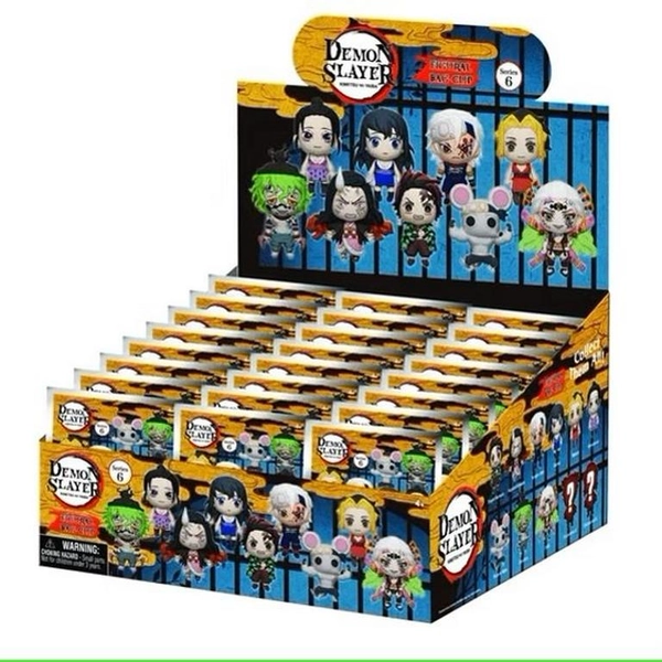 Demon Slayer: Kimetsu no Yaiba 3D Bag Clip Blind Bag Series 6 (Styles May Vary)