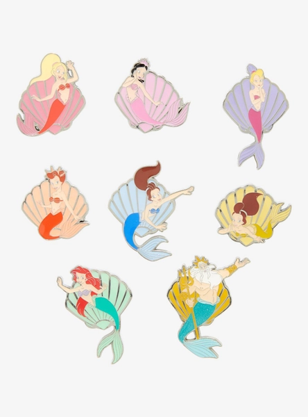 Loungefly Disney The Little Mermaid Daughters Of Triton Blind Box Enamel Pin
