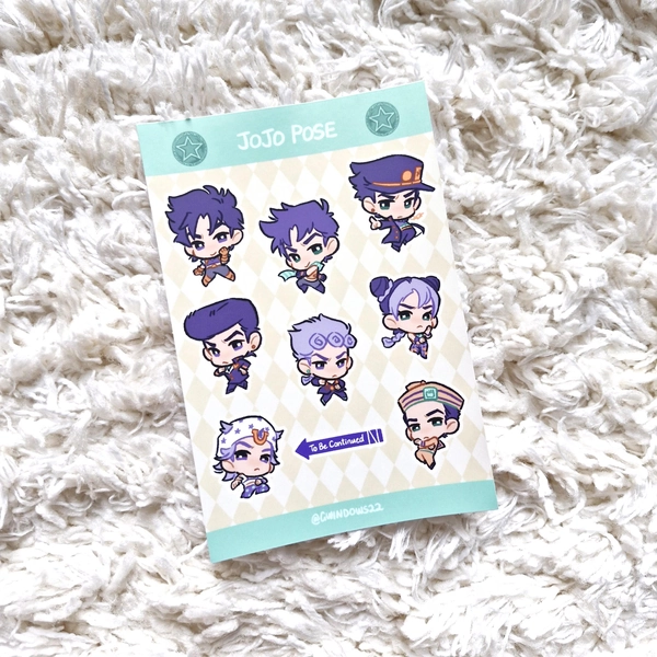 Jojo Pose - Sticker Sheet