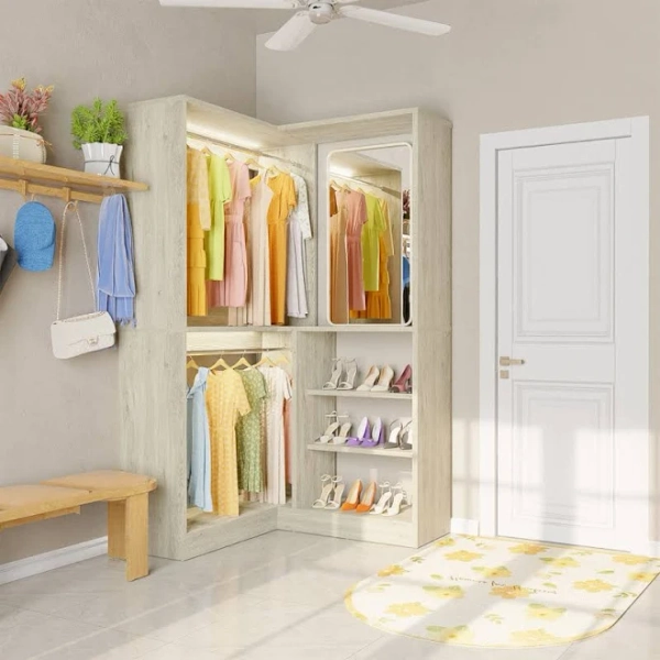 Latitude Run Rayvone 36'' Corner Closet