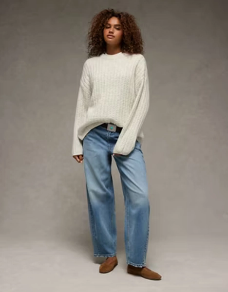 AE Oversized Waffle Sweater