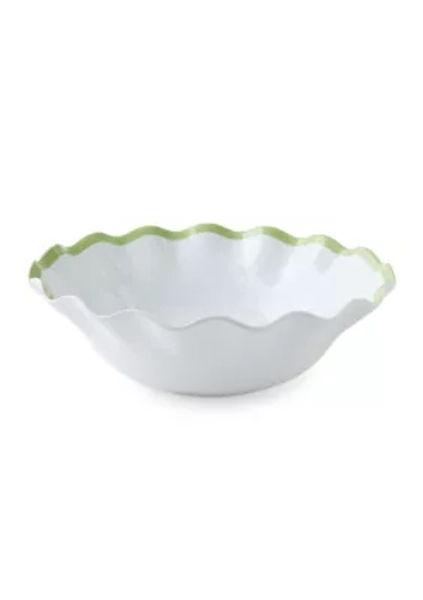 Melamine Ruffle Serve Bowl