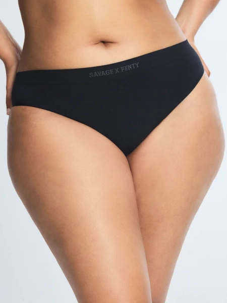 Seamless Mid-Rise Thong Panty