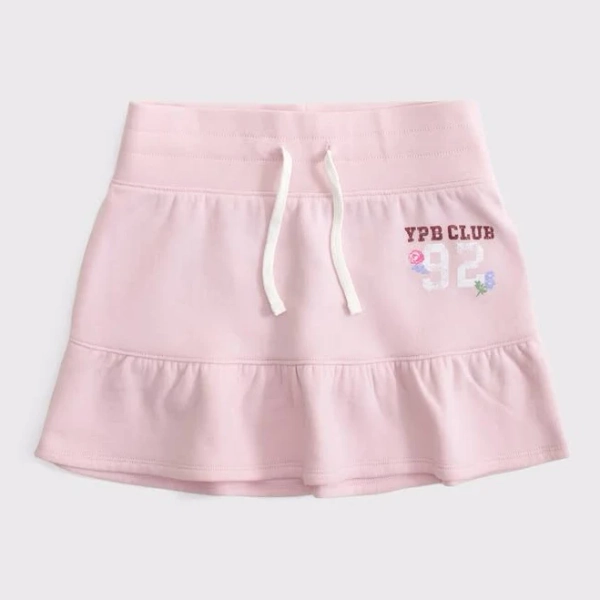 kids girls ypb fleece mini skort