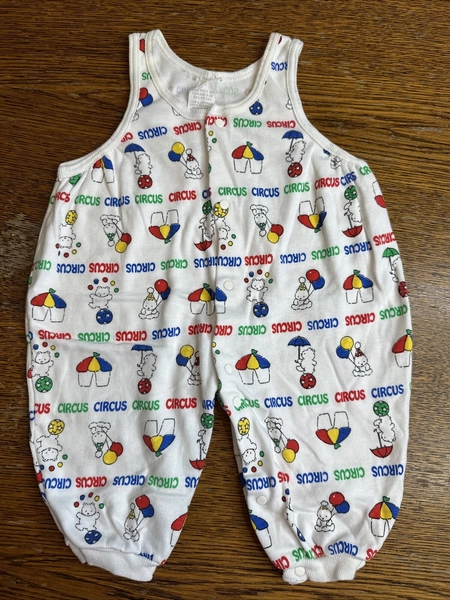 Vintage Carter’s Teddy Bear Circus 1 Pc Romper  3-6 Mos