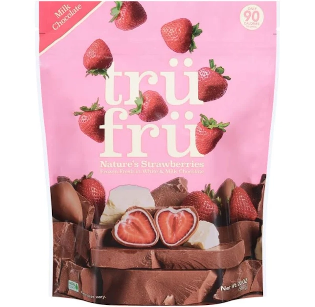 Tru Fru Nature's Strawberries, Milk Chocolate