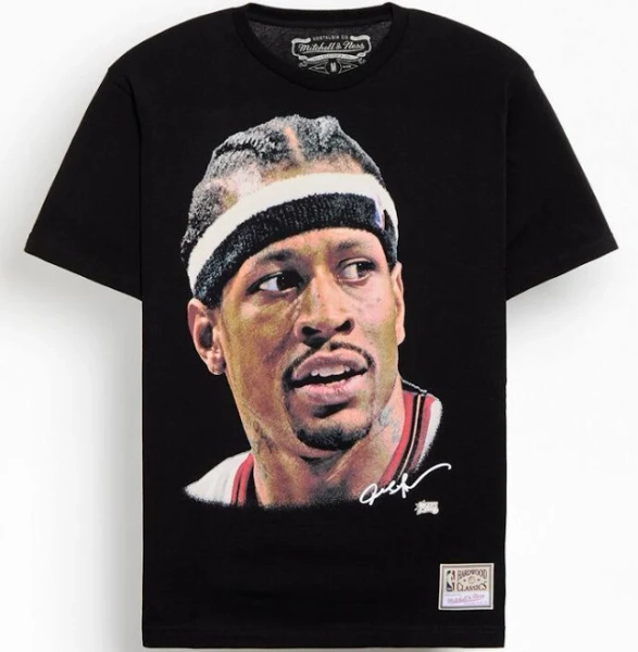 Mitchell & Ness Allen Iverson Philadelphia 76ers Real Big Face T-Shirt