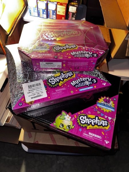 SHOPKINS MYSTERY EDITIONS, SERIES 1 , 2 and 3, TARGET EXCL. , ALL NEW UNOPENED