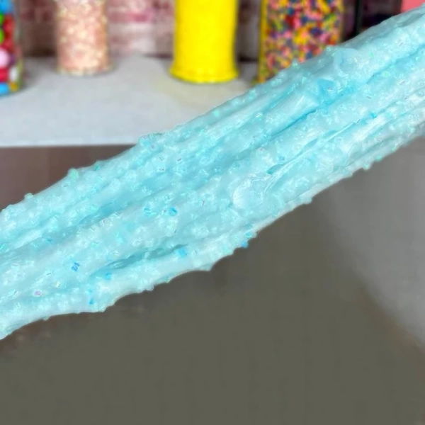 Clear Crunchy ASMR Slime for Stress Relief | Non-Sticky Sensory Toy